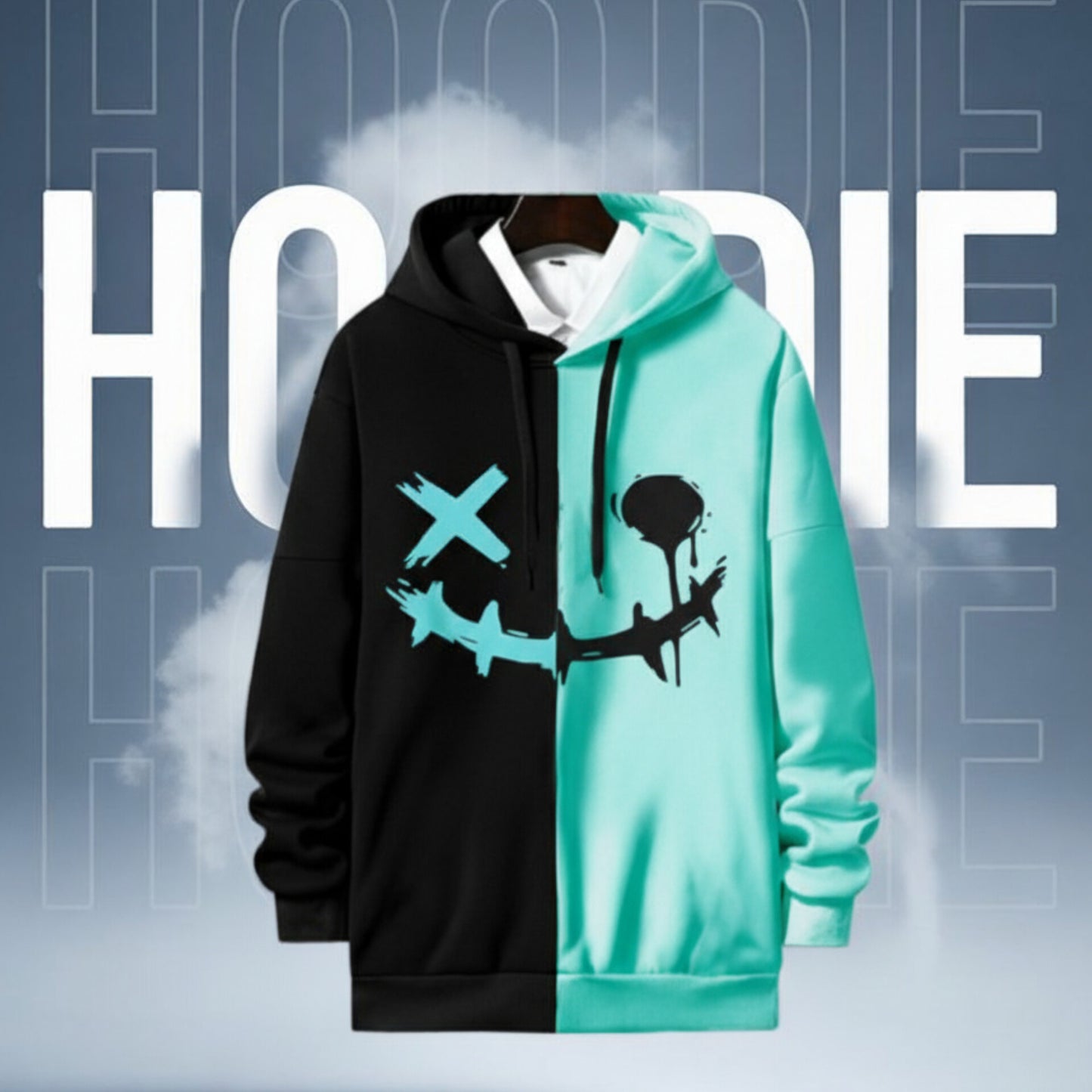 Printed Full Sleeves Hoodie|Trending Now(50%OFF)