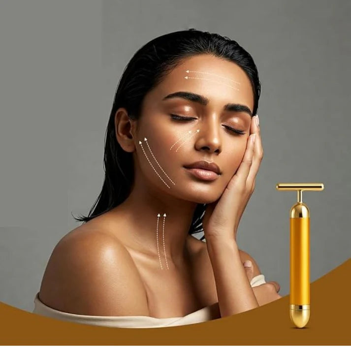 🔥HOT SALE🔥24K Gold Energy Beauty Bar Electric Facial Massage Roller(60%OFF)